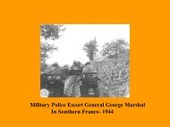 U.S. Army Military Police Corps History: WWII to ... - MPRA Online