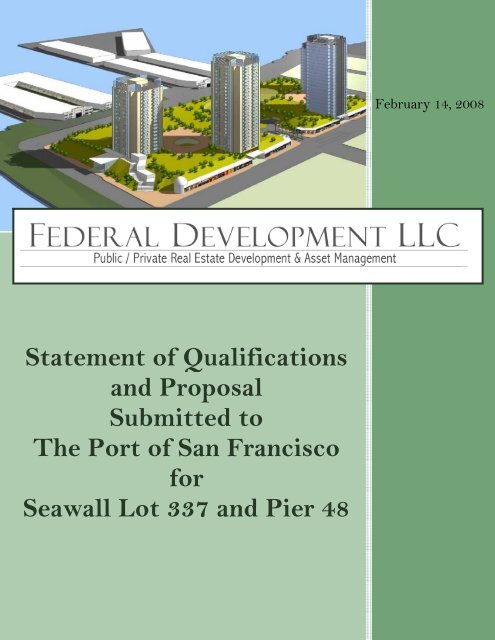 Submitted Development Concept (4856kb) (PDF) - Port of San ...