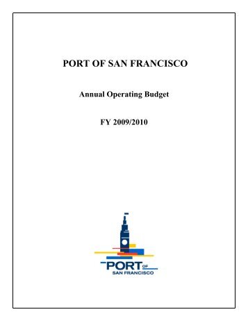 Fiscal Year 2009-10 - Port of San Francisco