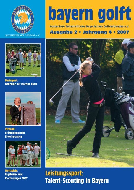 Leistungssport: Talent-Scouting in Bayern - Bayerischer Golfverband