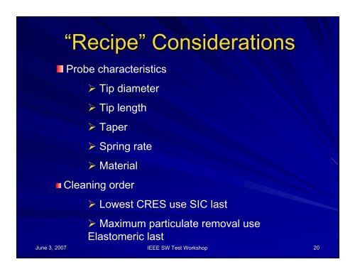 Online Semi-radius Probe Tip Cleaning and Reshaping