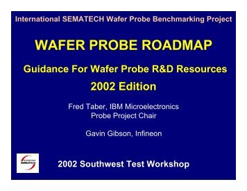 WAFER PROBE ROADMAP - Semiconductor Wafer Test Workshop
