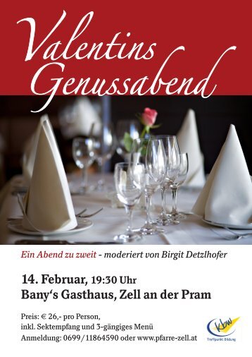 14. Februar, Bany‘s Gasthaus, Zell an der Pram