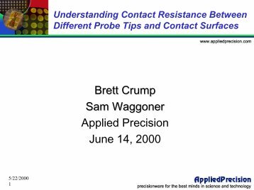 Understanding Contact Resistance between