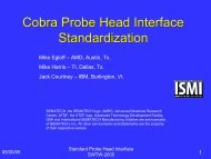 Standard Probe Head Interface for Cobra Space Transformer