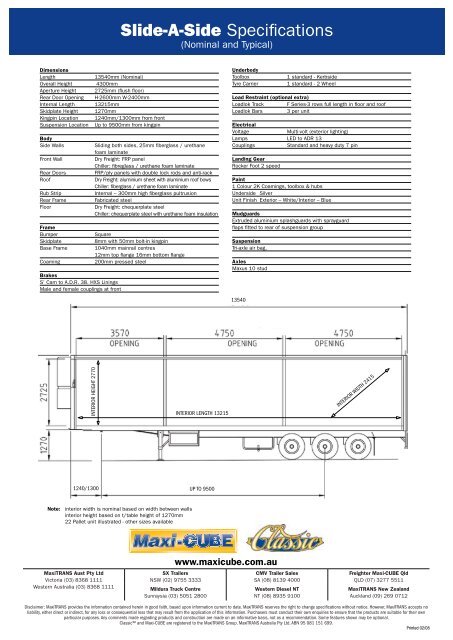 Slide-A-Side - SX Trailers