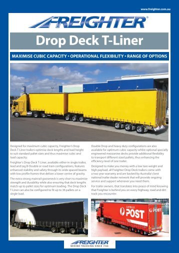 Drop Deck t-liner - Westnet Hosting