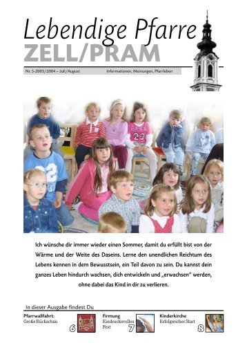 Lebendige Pfarre Zell an der Pram