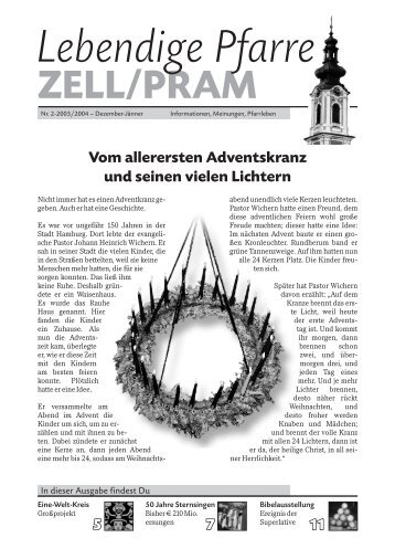 Lebendige Pfarre Zell an der Pram