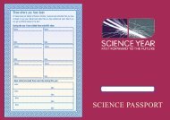 SCIENCE PASSPORT - National STEM Centre