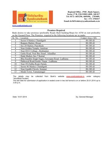 Detailed Document - Syndicate Bank