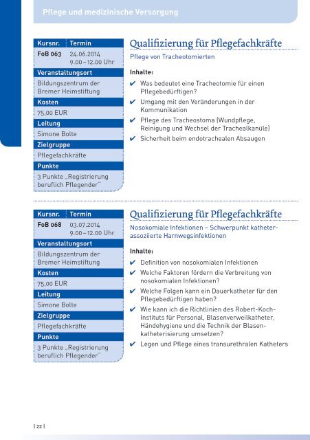 Neues Programm 2014 - Erwin-Stauss-Institut