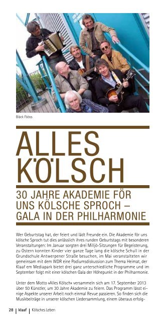 03|13 Akademie för uns kölsche Sproch SK Stiftung Kultur