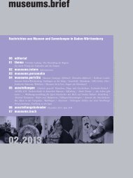 museums.brief 02.2013 - Landesstelle für Museumsbetreuung ...