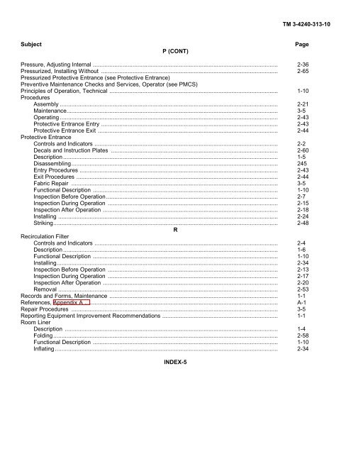 TM 3-4240-313-10 OPERATOR'S MANUAL SIMPLIFIED ...