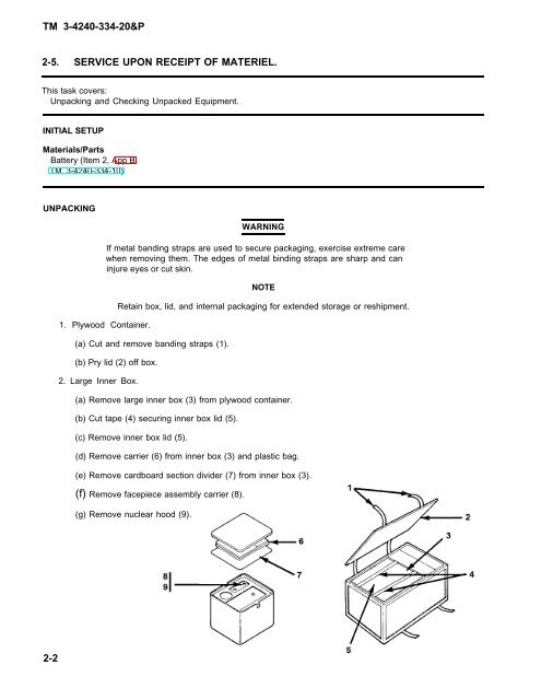 TM 3-4240-334-20&P