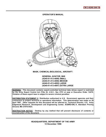 tm 3-4240-344-10 operator's manual mask, chemical-biological ...