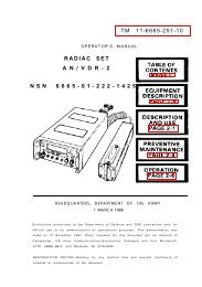 RADIAC SET AN/UDR-13