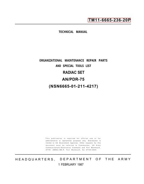 Army Smr Code Chart