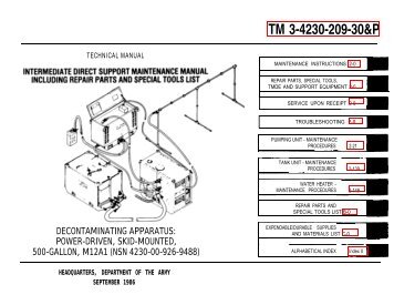 m12a1 30 level: tm 3-4230-209-30&p