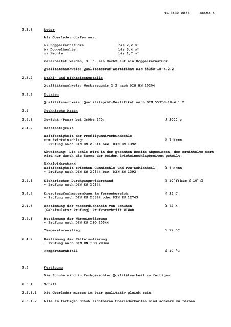 TL 8430-0056 - Bundesamt fÃ¼r Wehrtechnik und Beschaffung