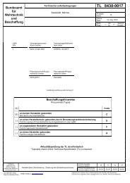 TL 8430-0017 - Bundesamt fÃ¼r Wehrtechnik und Beschaffung