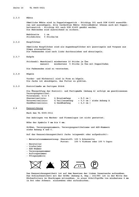 TL 8405-0021 - Bundesamt für Wehrtechnik und Beschaffung