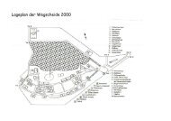 Lageplan der Wegscheide 2000