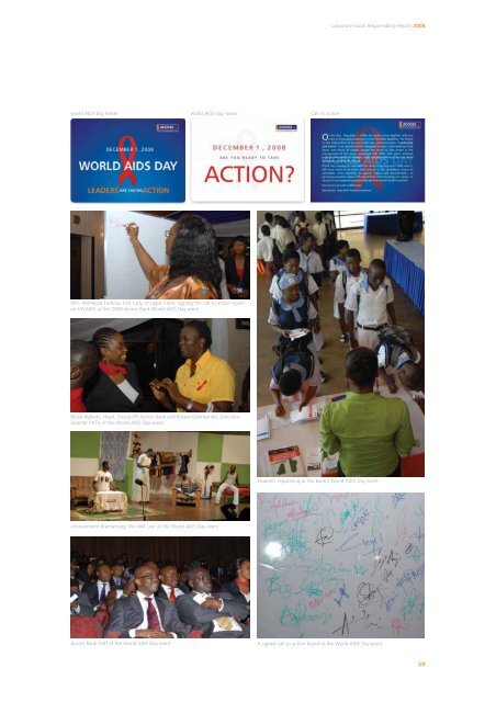 Corporate Social Responsibility Report 2008 As ... - Access Bank