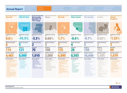 2010 Access Bank Annual Report and Accounts