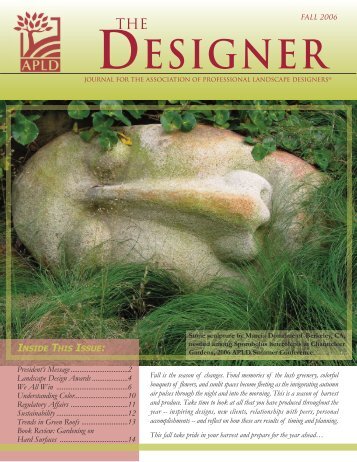DESIGNER - Association of Professional Landscape Designers