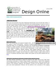 Design Online - Association of Professional Landscape Designers