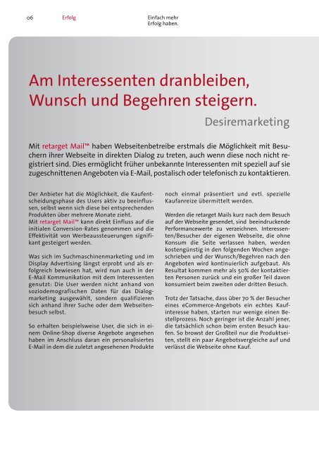 adRom retarget Mail™: Überragende Ergebnisse mit Erfolgsgarantie