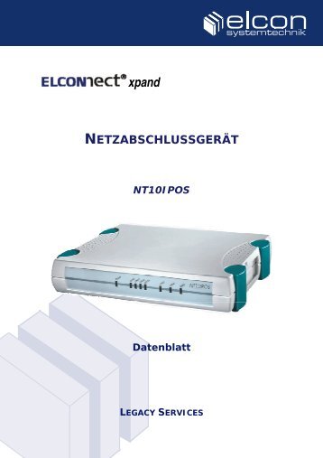 Datenblatt - Elcon Systemtechnik