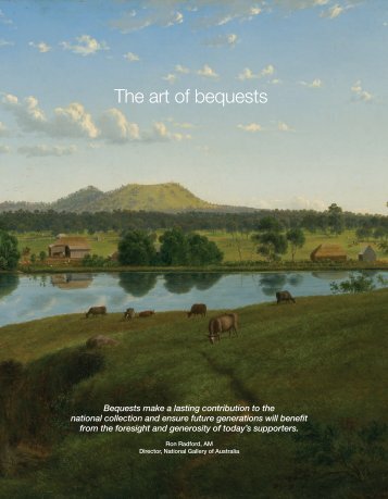 Bequest Circle brochure - National Gallery of Australia