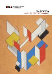 foundation annual report 2009â10 - National Gallery of Australia