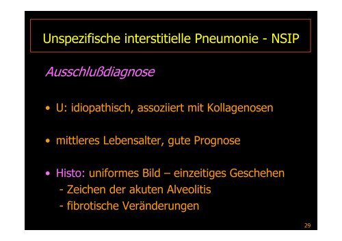 Interstitielle Pneumonie - Diagnostikum Graz