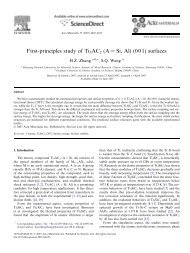 First-principles study of Ti3AC2 (A = Si, Al) (001) surfaces