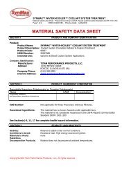 MSDS - SynMax Performance Lubricants