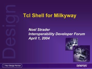 Tcl Shell for Milkyway - Synopsys