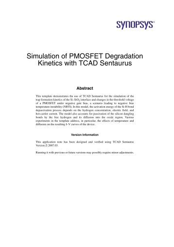 Sentaurus Technology Template Sic Schottky Diode