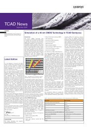 TCAD News, September 2007 - Synopsys.com