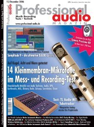 Test Professional Audio Magazin 12/2006 - Synthax