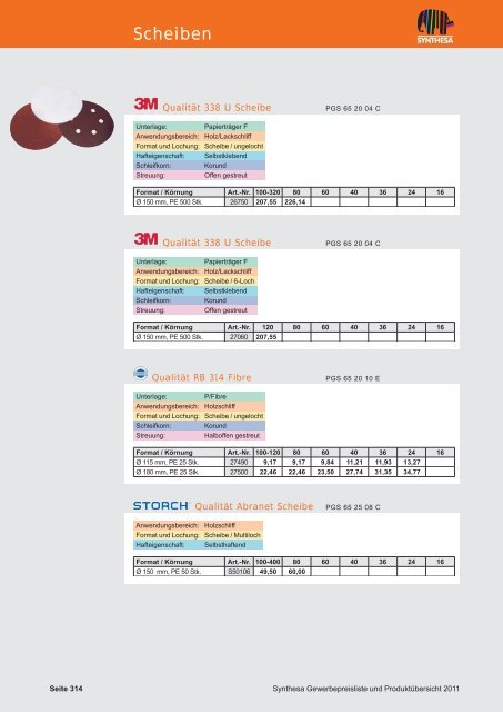 PREISKATALOG/PRODUKTÃBERSICHT 2011 - Capatect