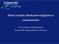 Harm 2 studie: Medicatieveiligheid en communicatie - SynthesHIS