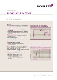 PLEXIGLASÂ® Solar 0Z023