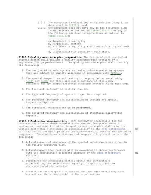 seismic special inspections