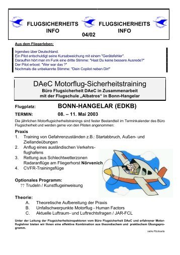 11. Mai 2003 - Flugplatz Bonn Hangelar EDKB