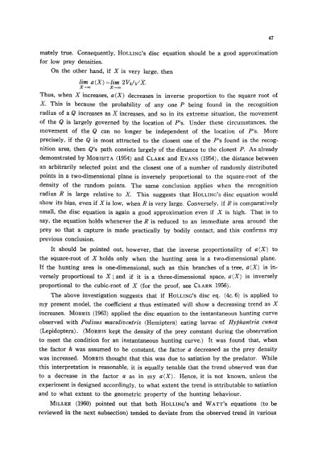 A comparative study of models for predation and parasitism