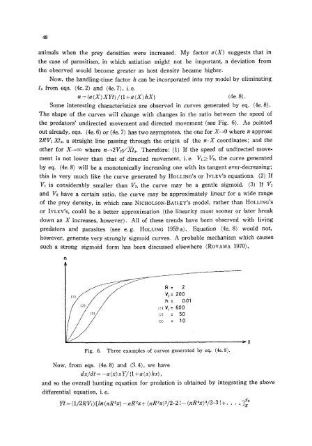 A comparative study of models for predation and parasitism